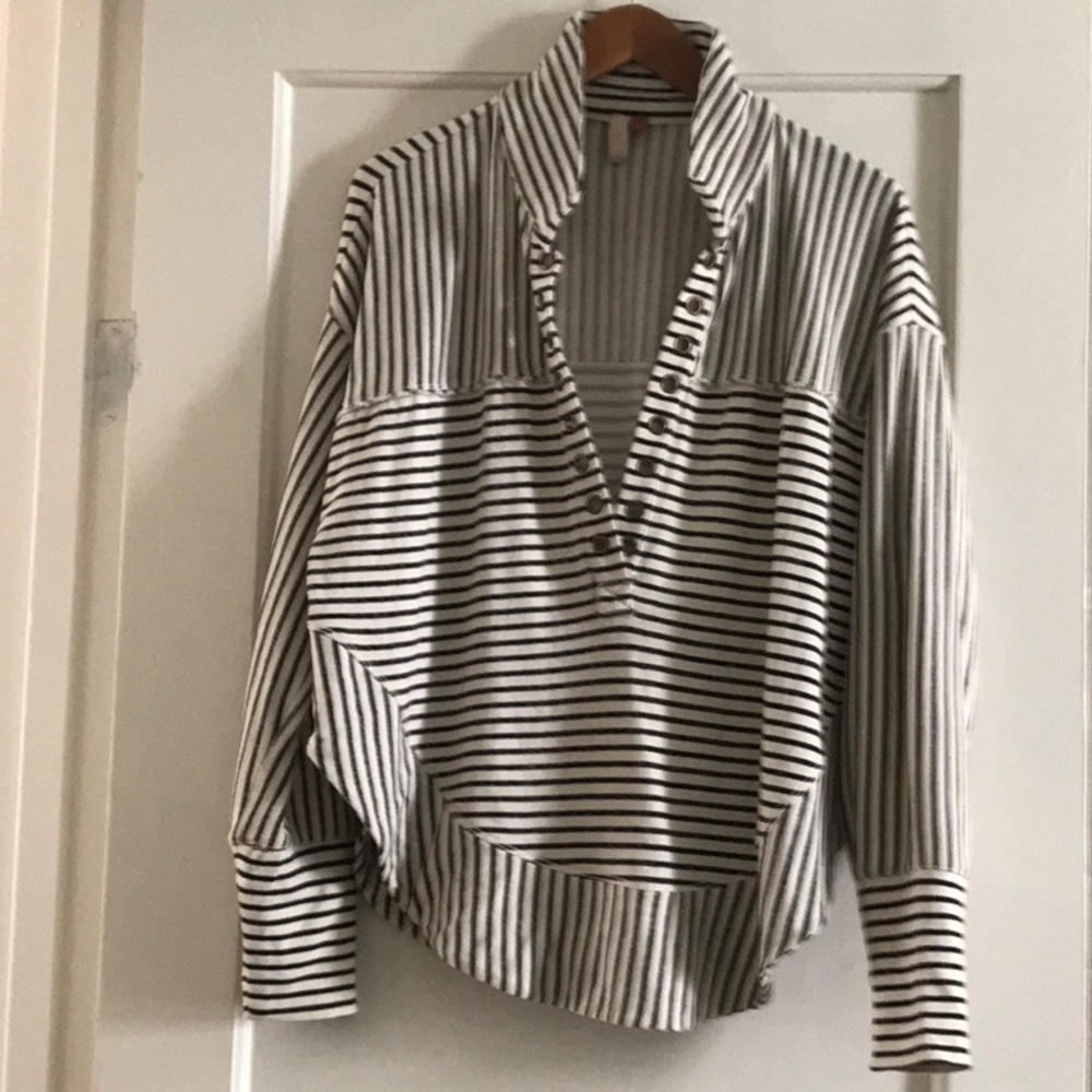 Pilcro Spliced Henley Top S Anthropologie